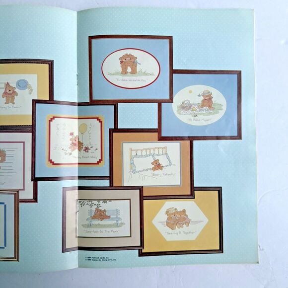 VTG PRECIOUS MOMENTS TEDDY BEARERS PATTERN BOOK 34 CROSS STITCH GLORIA & PAT - Picture 8 of 10